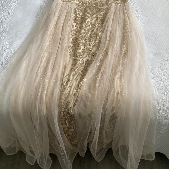 Faeriesty Sequin Tulle Prom Dress Formal Gown Evening Party size 22 - Picture 14 of 15